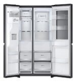 Heladera Con Freezer Inverter LG Instaview Gs77sxtc Color Negro Con Capacidad De 768l - Image 3
