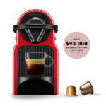 Cafetera Nespresso Inissia C40 Roja