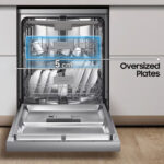 Lavavajilla Samsung 14 Cubiertos Silver Dw60m6050fs Plateado - Image 6