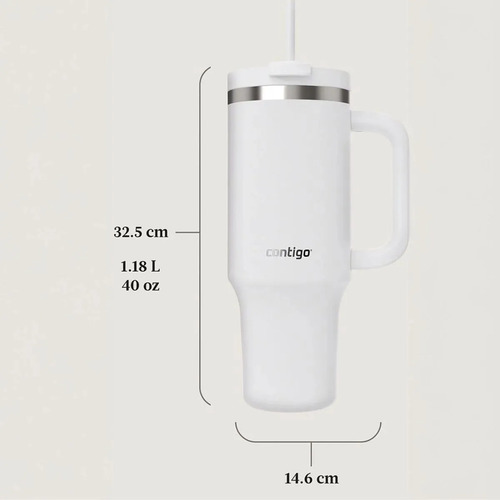 Vaso Térmico Contigo Streeterville Tumbler 1180ml Blanco Salt - Image 3