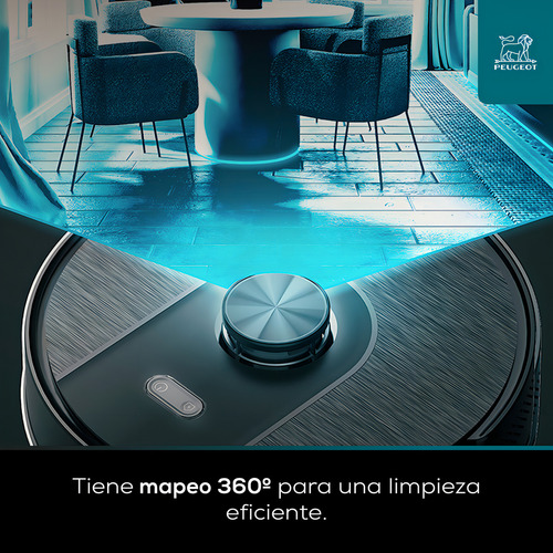 Aspiradora Robot Peugeot Niza Pv-r592 Wi-fi Gris 35w - Image 5
