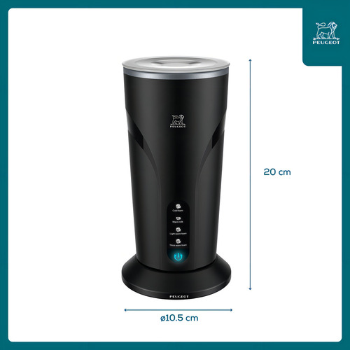 Espumador De Leche Peugeot Arlés Negro 500w 4 Funciones - Image 2