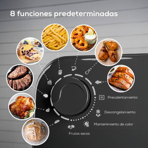 Freidora De Aire Peugeot Poitiers 12l 1800w Negra Horno Elec - Image 4