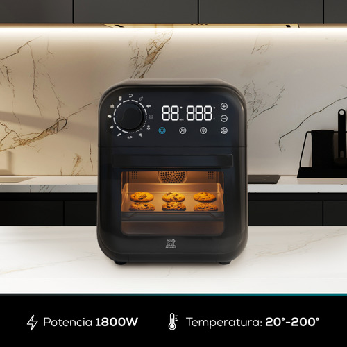 Freidora De Aire Peugeot Poitiers 12l 1800w Negra Horno Elec - Image 10