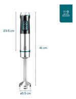 Licuadora De Mano Peugeot Nîmes 500w Inalámbrica Plateada - Image 2