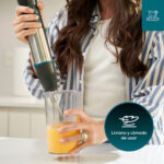 Licuadora De Mano Peugeot Nîmes 500w Inalámbrica Plateada - Image 7