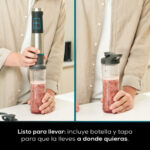 Licuadora De Mano Peugeot Nîmes 500w Inalámbrica Plateada - Image 4