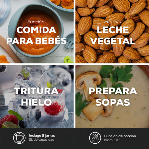 Licuadora Peugeot Bienestar Saint-étienne 2l 800w Negra - Image 4