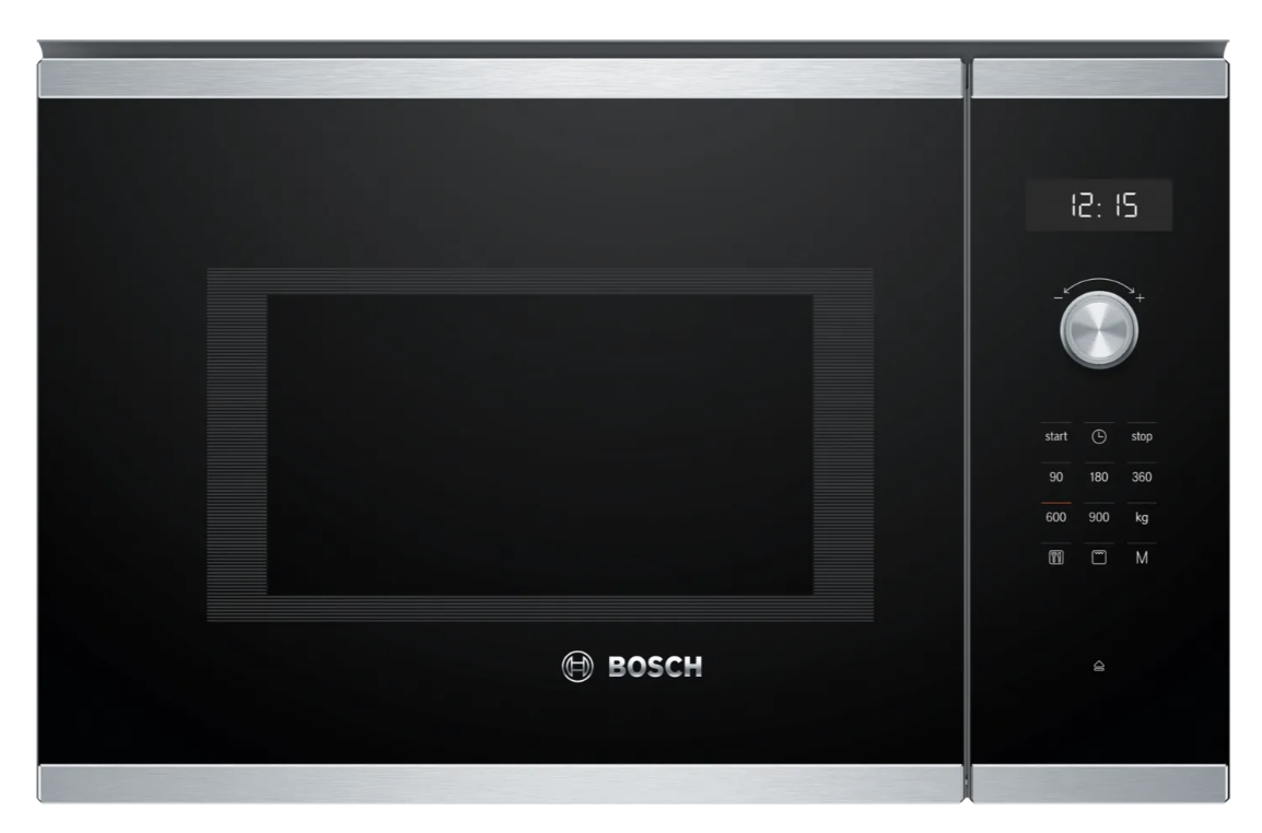 Serie 6 Microondas integrable con grill 59 x 38 cm Acero inoxidable Microondas empotrable con grill Bosch - Image 1