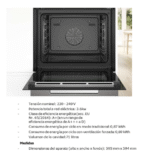 Serie 8 Horno con Vapor añadido + 60 Cm + Display touch - Image 3