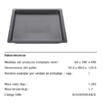 Bandeja para hornos Bosch de 60 cm