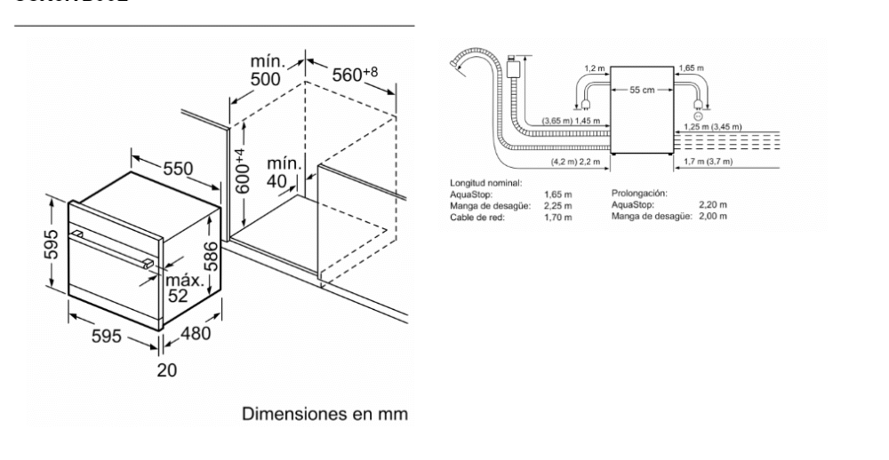 Lavavajillas modular empotrable Bosch 60 cm - Image 2
