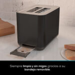 Tostadora Peugeot Desayuno Digital Negra 1000w 2 Rodajas - Image 6