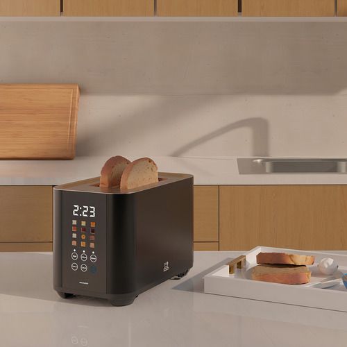 Tostadora Peugeot Desayuno Digital Negra 1000w 2 Rodajas - Image 10