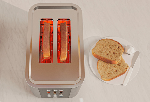 Tostadora Peugeot Desayuno Limoges Plateada 920w 2 Rodajas - Image 8